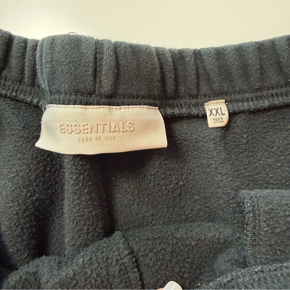 Essentials Men's Black Sweatpants - Picture 3 of 4